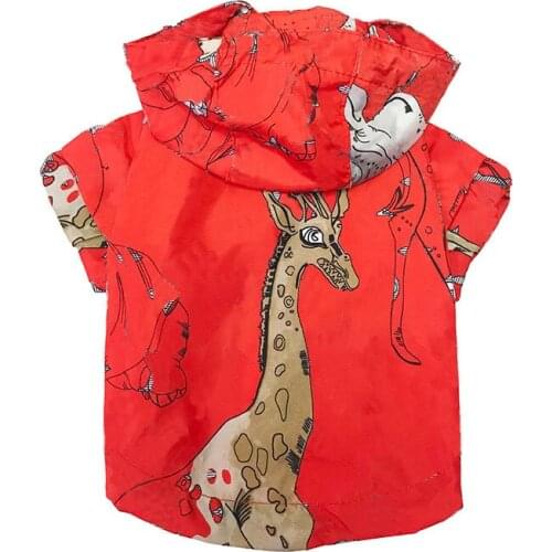 Bichon Frise Hoodies for Poodle Windbreaker for Chihuahua Jacket for Schnauzer Costume PC1136