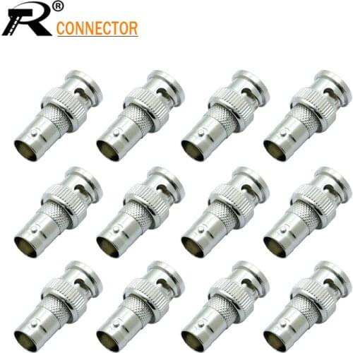 BNC Male Jack to RCA Female Plug Straight RF Coaxial Converter Connector Adapter CCTV Security Camera Surveillance rca socket