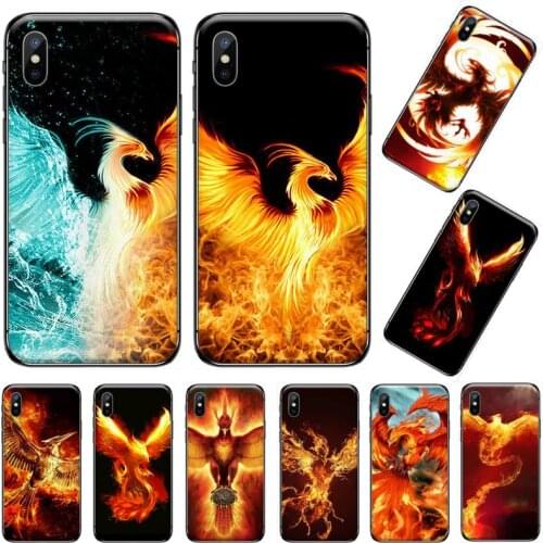 The rising Fire Phoenix bird Phone Case for iPhone 11 12 mini pro XS MAX 8 7 6 6S Plus X 5S SE 2020 XR high quality funda