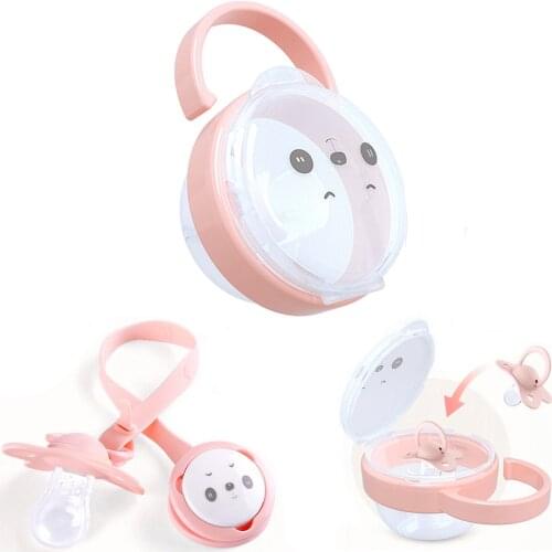 Baby Pacifier Nipple Cradle Case Holder Cartoon Kids Travel Storage Box Soother Container Holder Pacifier Dummy Box