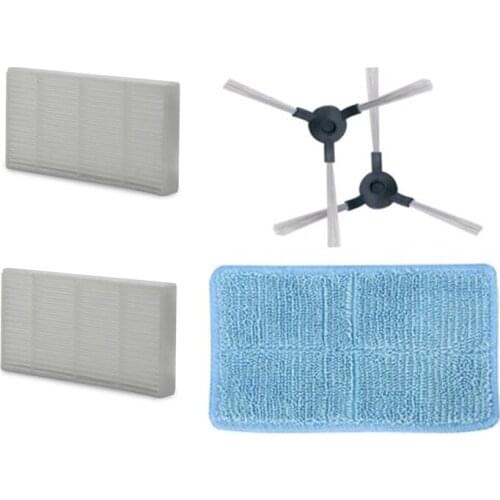 Robot Vacuum Cleaner Hepa Filter Mop Cloth Side Brush for Midea MR02 Robotic Vacuum Cleaner Spare Parts Accessories