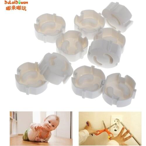 French Standard Baby Safety Plug Socket Electrical Outlet Baby Safety Protective Cover Safety Against Electric Shock 10Pcs/Lot