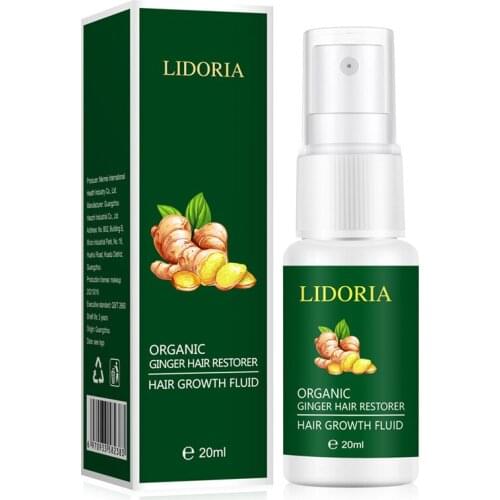 Regrowth Ginger Spray Fast Hair Growth Fluid Anti Loss Treatment Ginger Essence Prevent Hair Loss Regrowth Ginger Spray Eelhoe