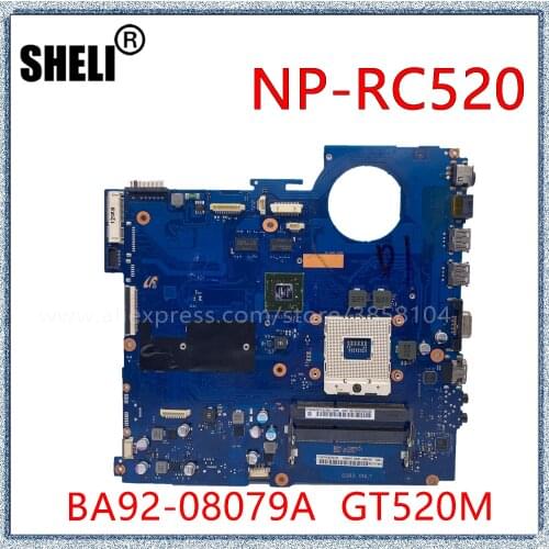 SHELI For SAMSUNG Q470C 500P4C Laptop Motherboard With GT630M 2GB BA41-01938A BA92-11525A BA92-11252B