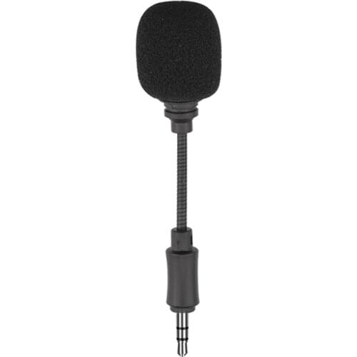3.5mm Mini Microphone In-Line Three Poles Short Microphone for DJI OSMO Pocket Action Camera