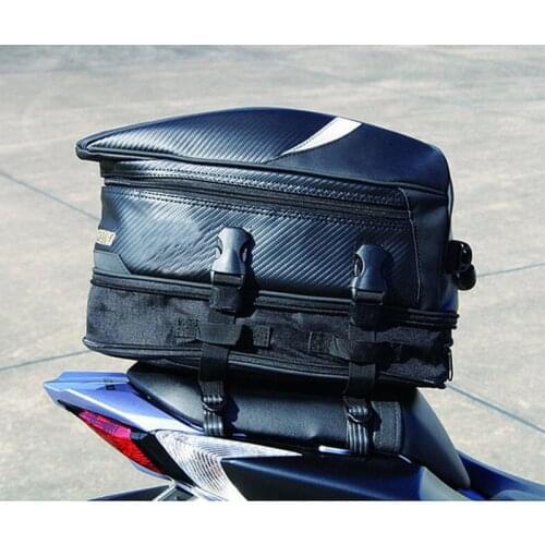 Motorcycle accessories Motorcycle Bike Rear Sport Back Seat Bag Scooter Helmet Pack Luggage Reliable