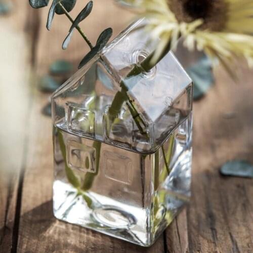 Table Flower Vase for Wedding Decor Centerpiece Glass Vase Rose Tabletop Terrarium Glass Containers Handmade Flower Nordic Vase