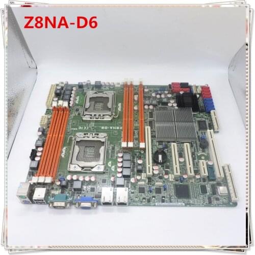 Original motherboard For ASUS Z8NA-D6 LGA 1366 DDR3 for Xeon 5500 cpu UDIMM 24GB,RDIMM 48GB Desktop motherboard