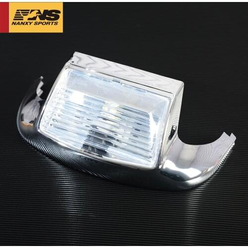 Clear Front Mud Guard Fender Tip Light Lens Cover For Harley FLHTCU Ultra Classic Electra Glide FLSTC Heritage Softail Classic