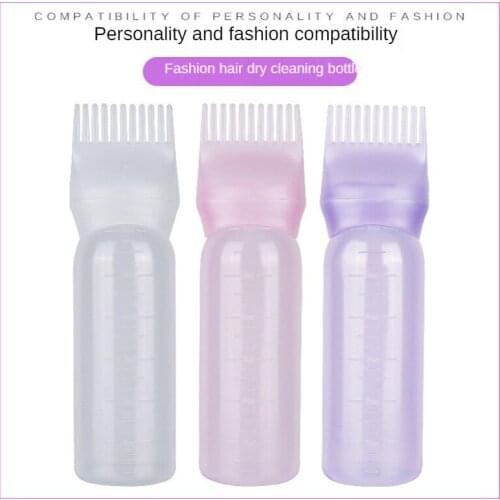 Hair Dye Applicator Brush Bottles Dyeing Shampoo Bottle Oil Comb Hair Dye Bottle Applicator Tools Hair Coloring Styling Tool
