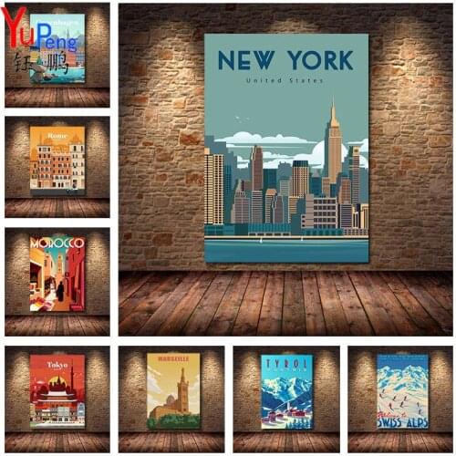 YuPeng Wall Paintings Landscapes