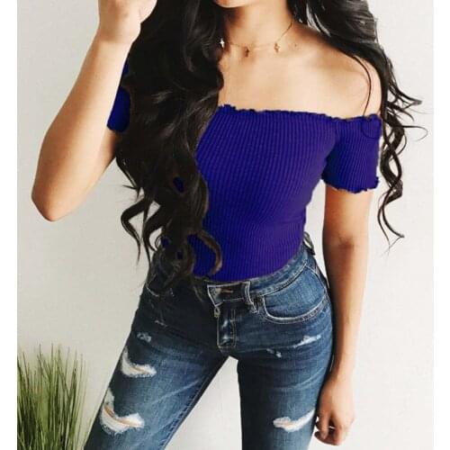 Women Summer Sweaters Casual Tank Top Vest Short Sleeve Crop Top Sweaters Fashion