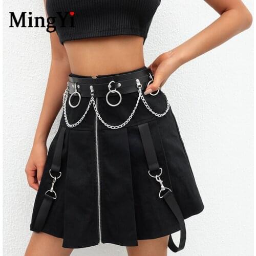 2020 New Punk Wild Silver Metal Chain Belt Goth Sexy PU Leather Waist Chain Belt Women Hip-hop Dance Club Festival Party Belt