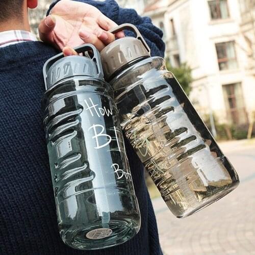 2000ml Large Capacity Plastic Water Bottle Portable Handgrip Lid Sports&Outdoor Kettle Straw Travel Tumbler Tea Cup With Infuser