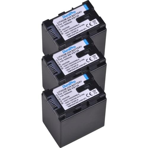 3Pc 4500mAh BN-VG138 BN VG138 Battery for JVC Everio GZ-E10 GZ-E100 GZ-E200 GZ-E300 GZ-E505B GZ-E515B GZ-EX250 GZ-EX310 GZ-EX355