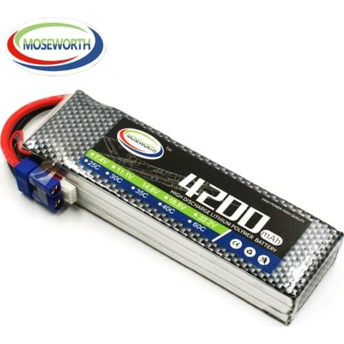 3S 11.1V 4200mAh 35C Battery Lipo For Remote Control Toys RC Helicopter Airplane Car Boat Truck Drone Quadcopter Lipo Battery