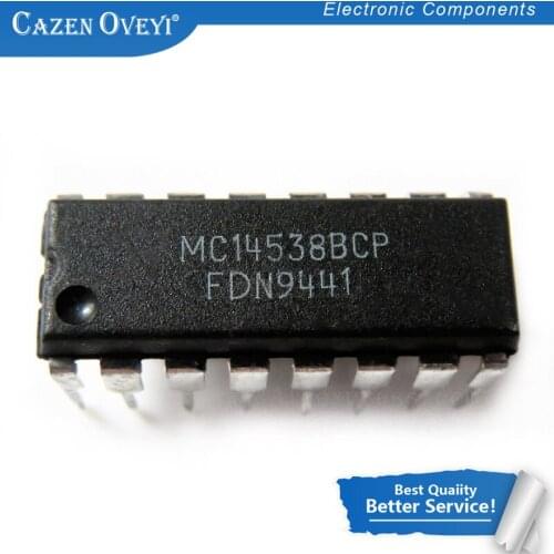 5pcs/lot MC14538BCP 14538BCP MC14538 DIP-16 In Stock