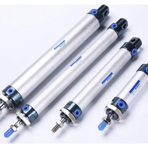 Airtac type Pneumatic Mini Air Cylinder Aluminum Bore 16 25 32 40 50 MAL 16x25x50x75x100x125x150x175x200