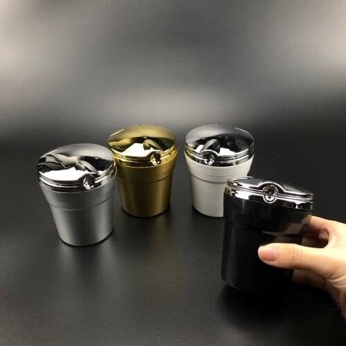 Car Ashtray with LED Blue Light For Audi Q3 Q5 Q5L Q7 Q8 A1 A3 S3 A4 A4L A6 A7 S6 S7 A8 S4 RS4 A5 S5 allroad Prologue