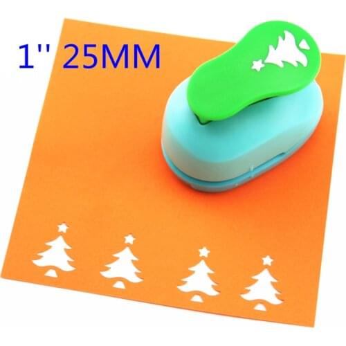 Free ship 1'' Christmas tree paper cutter scrapbooking punches paper punch eva foam punch child diy craft punch scrapbookS293715