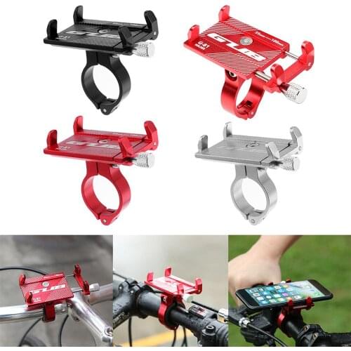 GUB G-81 Motorcycle Bicycle Handlebar Phone Holder Clip Stand Mount Bracket Cycling Handlebar Clamp Holder Bike Accessories
