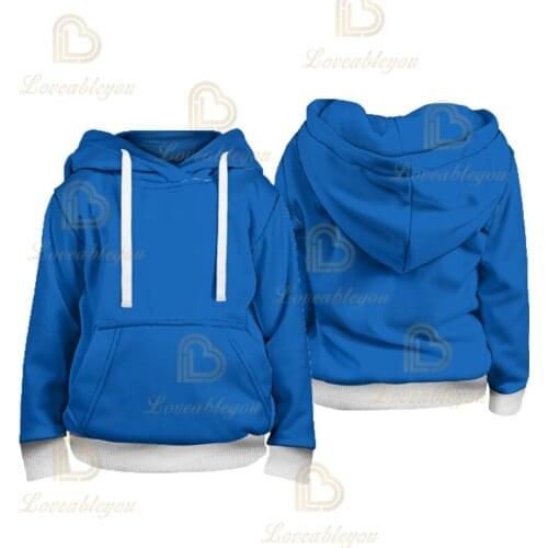 High Quality Kids Blue Shark Leon Hoodie Clothes 3D Print Boys Girls Clothes Long Sleeve Sweatshirt Child Birthday Present