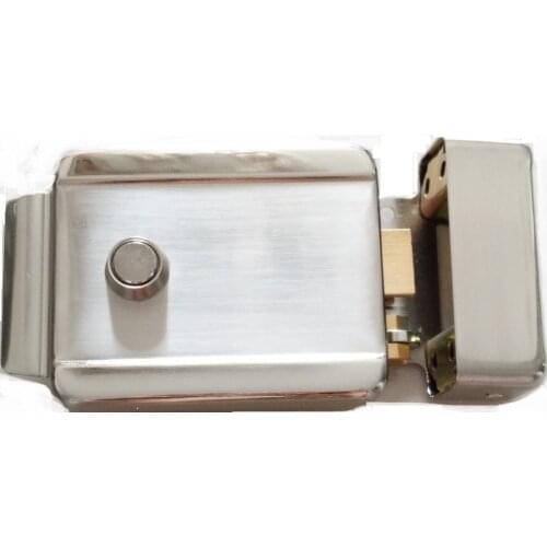 EC05 Intelligent Electric Release Rim Door Lock Electric Single Cylinder Rim Door Lock for Security Access Control System