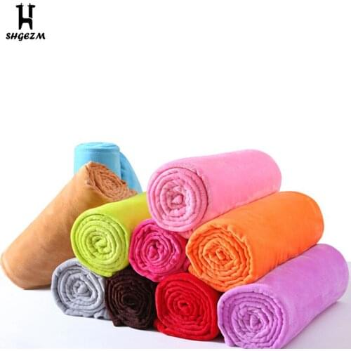 1Pc Baby Blanket Flannel Fleece Baby Swaddle Nap Receive Stroller Wrap For Newborn Baby Bedding Blankets