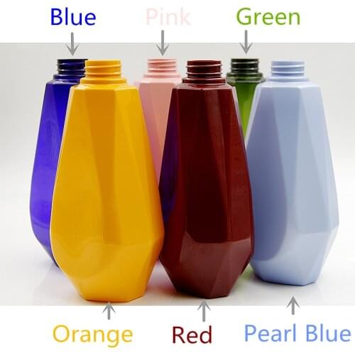 HOT 10pcs 750ml lotion refillable plastic bottles for shampoo ,shower gel empty personal care PET pump bottles for cosmetics