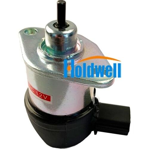 Holdwell 12V Fuel shutoff solenoid 6680749 for Bobcat Skid Steer Loader(s) A300 Construction & Industrial(s) AL350