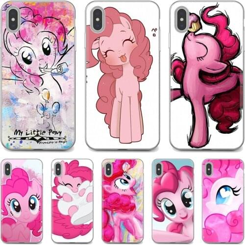 For Samsung Galaxy A10 A40 A50 A70 A3 A5 A7 A9 A8 A6 Plus 2018 2015 2016 2017 Pink Pinkie Pie Unicorn Pets Horse Soft Case