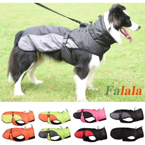 Clothes For Large Dogs Waterproof Big Dog Vest Jacket Autumn Winter Warm Pet Coat Clothing For Dogs Chihuahua Labrador XL-6XL