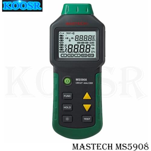 Mastech MS5908 Ture RMS Circuit Analyzer Tester Compared with Ideal Industries Suretest 61-164CN