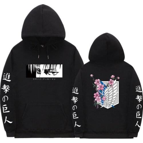 2021 Attack on Titan Hoodie Men Fashion Loose Pullovers Casaul oversize hoodie sweatshirt women Regular pullover hoodies