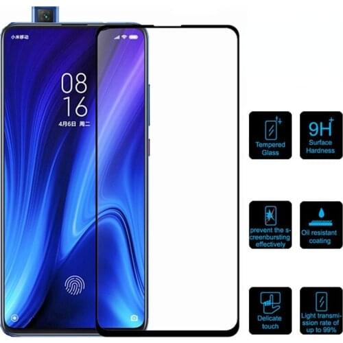 Protective Glass for Xiaomi Mi 9t Mi9t Mi9 T Xiaomi Redmi K20 Pro Full Cover Screen Protective Glass Tempered Protector Glass