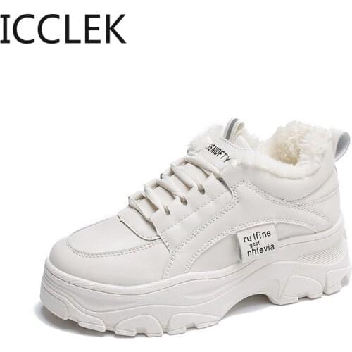 Women Winter Snow Boots 2020 New Fashion Style High-top Shoes Casual Woman Waterproof Warm Woman Female White Black Botas
