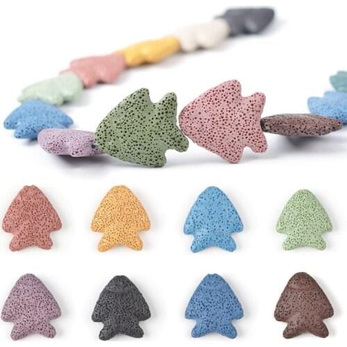 5pcs Natural Volcano Lava Stone Fish Shape 25x24mm 35x32mm Loose Crafts Beads lot for Jewelry Making DIY Earring Findings