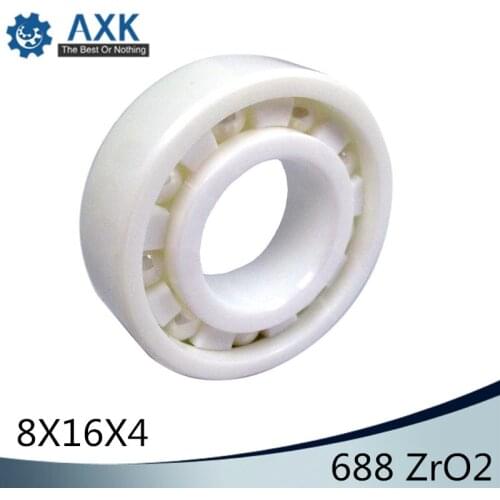688 Full Ceramic Bearing ( 1 PC ) 8*16*4 mm ZrO2 Material 688CE All Zirconia Ceramic 618/8 Ball Bearings