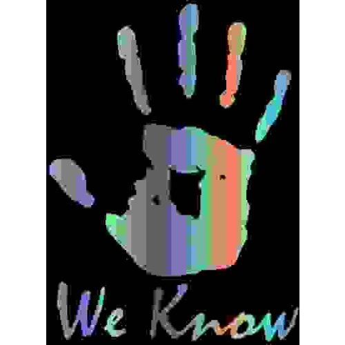 Car Sticker Palm We Know Stickers PVC Decorative Car Styling Car Sticker Black for Golf Kia Mercedes Opel Vw Off Road Camry