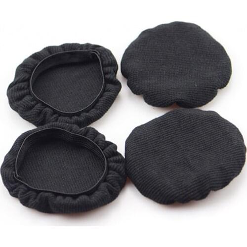 2pcs Stretchable Fabric Headphone Covers Washable Sanitary Ear Pad Earcup Earpad Covers Fit Most On Ear Headphones with 6-8.5cm