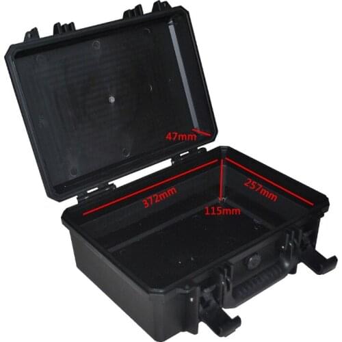 Tool case toolbox suitcase Impact resistant sealed waterproof safety case 372*257*162 MM Spare parts kit camera case with foam
