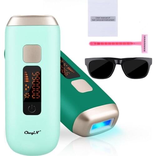 CkeyiN 990000 Laser Epilator permanent Hair Removal Bikini Trimmer IPL Laser Hair Remover shaving LCD Display shaver depiladora