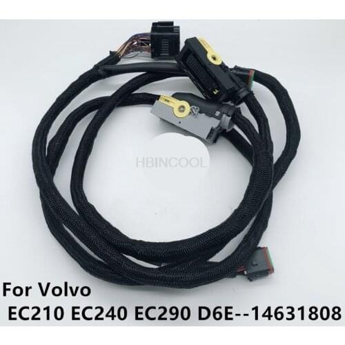 FOR Volvo excavator EC210 EC240 EC290 D6E computer board engine board wiring harness 14631808 high quality accessories