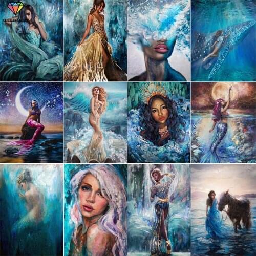 5D DIY Diamond Painting Kits Full Round With AB Drill Oil Painting Scene Embroidery Setting Mosaic Painting Unique Gifts New Art