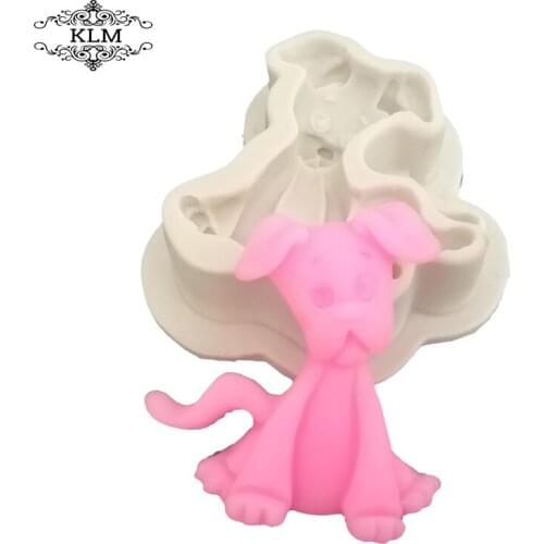 Lovely Dog Silicone Chocolate Soap Mold Cake Decorating Molds DIY Baking Cake Tools