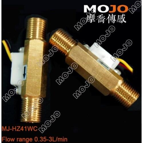 MJ-HZ41WC Hall Flow Sensor G1/4" 0.35-3L/min Micro Meter Intelligent Water Dispenser