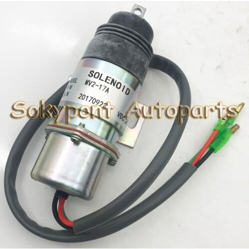 24V New Solenoid Z1819100520 1-81910-0520 MV2-17A for 4JG1 4JG2 6BG1 6BB1 1pc