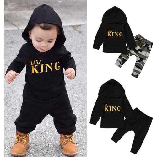 Toddler Kids Baby Boys Clothes Letter Hoodie T Shirt Tops+ Haren Pants Set Winter Kids Outfit Sports Boy Clothing 1 2 3 4 Years