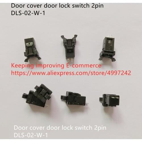 Original new 100% door cover door lock switch 2pin DLS-02-W-1