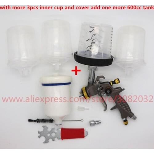 P931 Professional With Paint Mixing Cup Spray Gun 1.3MM LVMP No Cleaning Cup Paint Spray Gun /Car Paint Spray Gun/Sprayer Gun